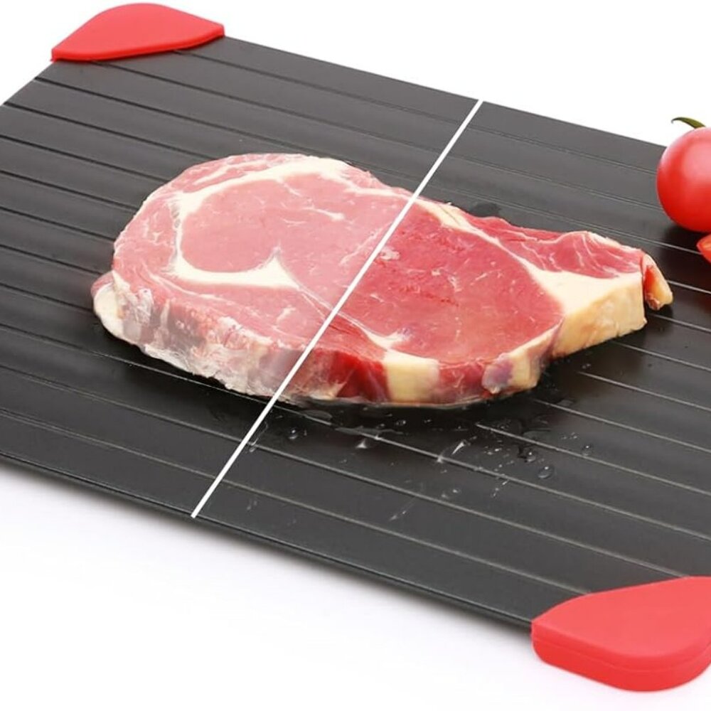 Defrosting Tray for Frozen Meat Rapid Natural Heating Defroster Board Meat Thaw